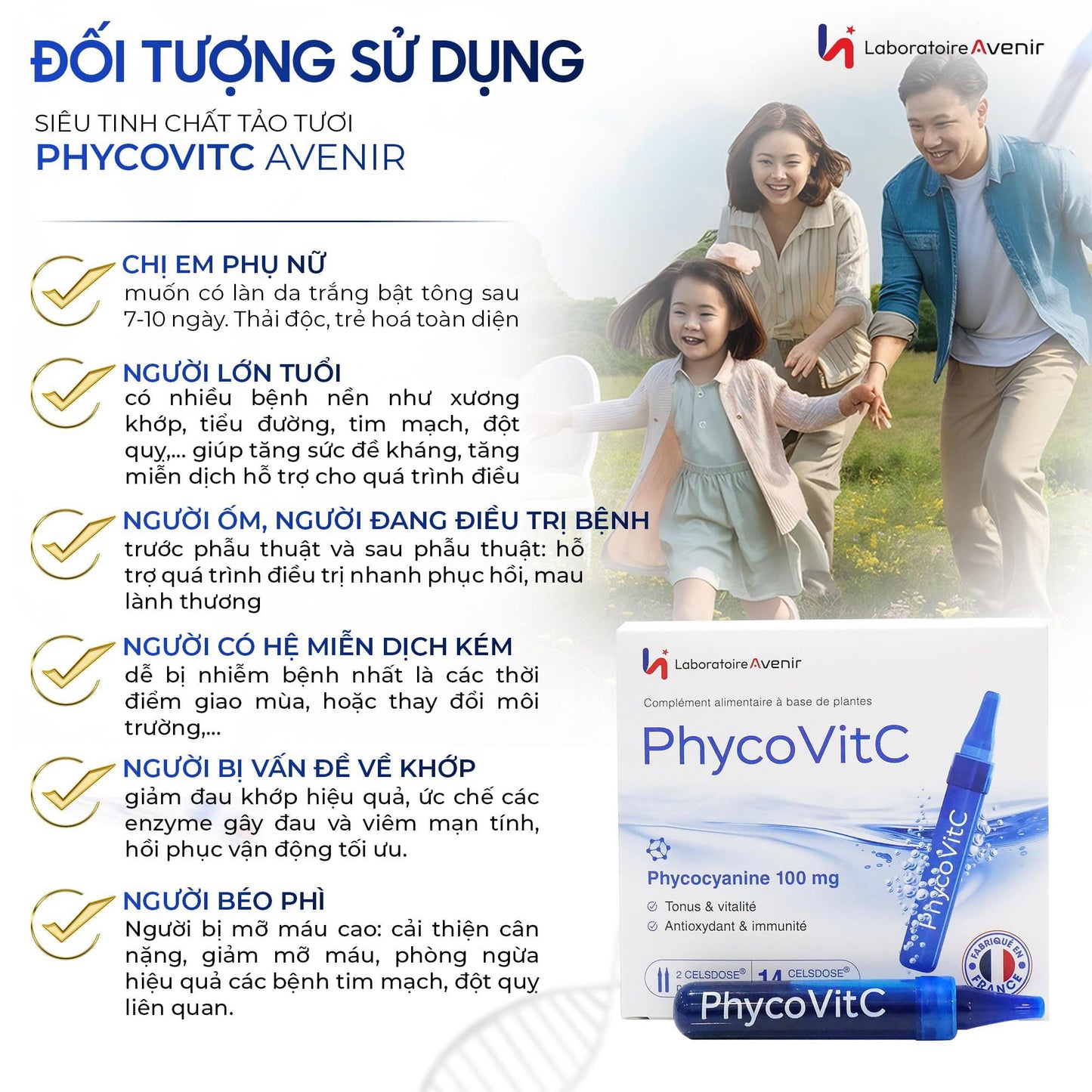 PhycovitC - Siêu Tinh Chất Tảo Pháp Thế Hệ Mới
