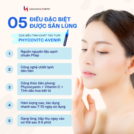 5 điều khác biệt nổi bật của Tảo Pháp PhycovitC so với dòng sản phẩm thông thường