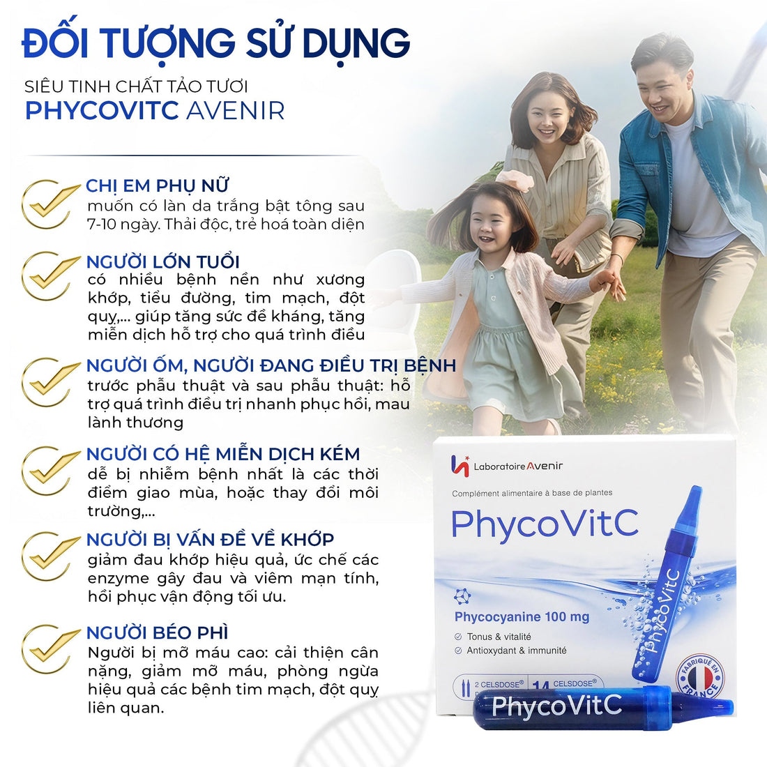 Những Ai Nên Sử Dụng Tảo Pháp PhycovitC? Lợi Ích Tuyệt Vời Cho Từng Đối Tượng