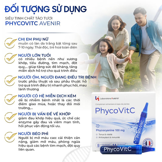 Những Ai Nên Sử Dụng Tảo Pháp PhycovitC? Lợi Ích Tuyệt Vời Cho Từng Đối Tượng