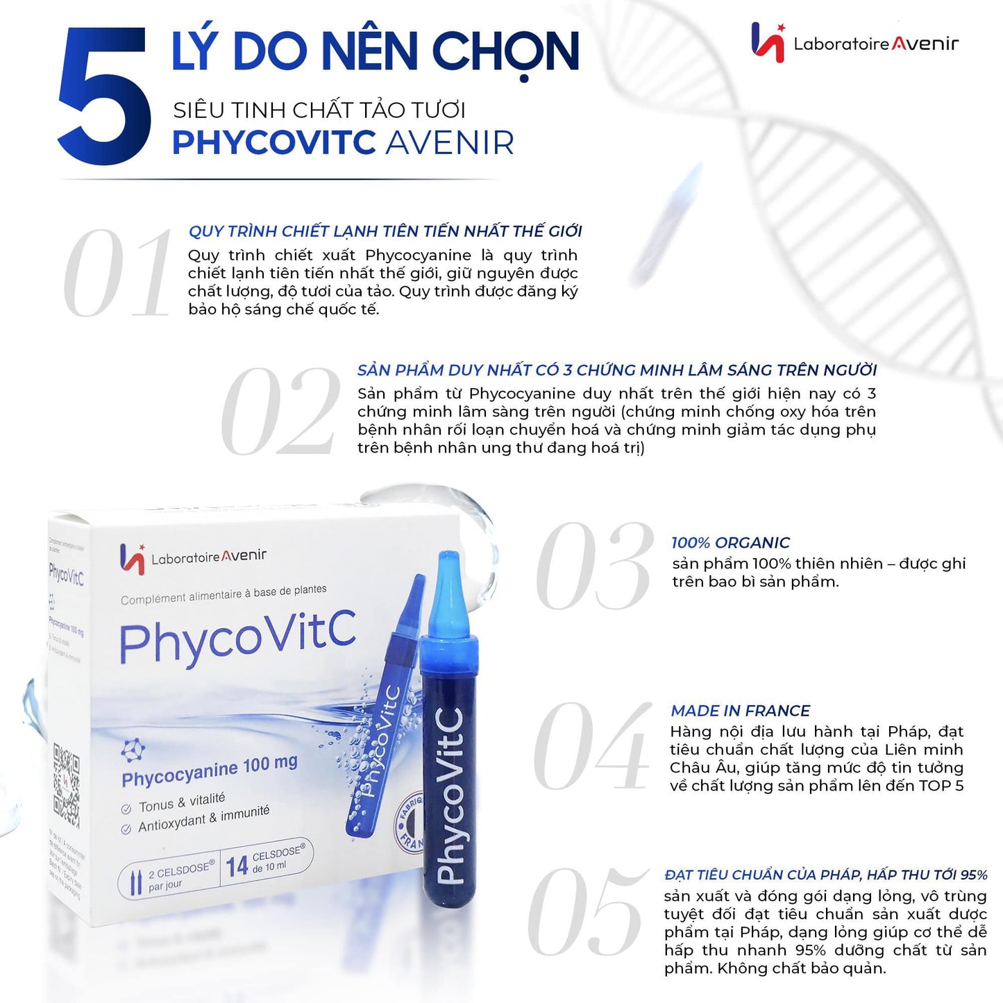 Siêu Tinh Chất Tảo Pháp PhycovitC